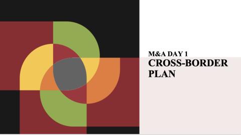 M&A Day 1 Cross-Border Plan